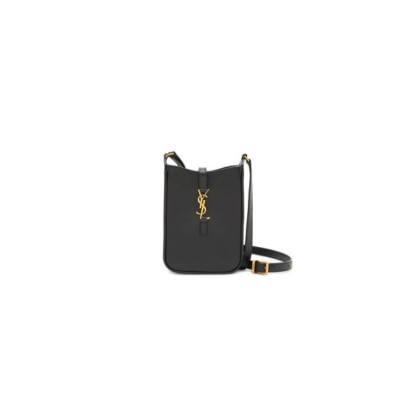 YSL Le 5 ? 7 mini vertical bag in shiny leather