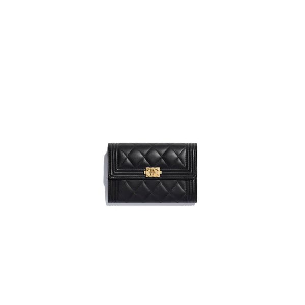 Chanel boy long wallet