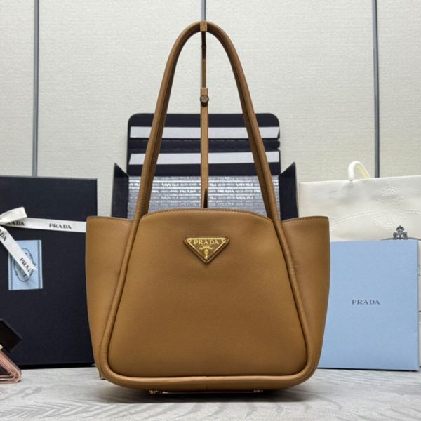 Prada Leather mini tote bag - Image 2