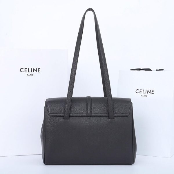 CELINE Medium Soft 16 Bag in Smooth Calfskin(High-end Grade) - Image 4