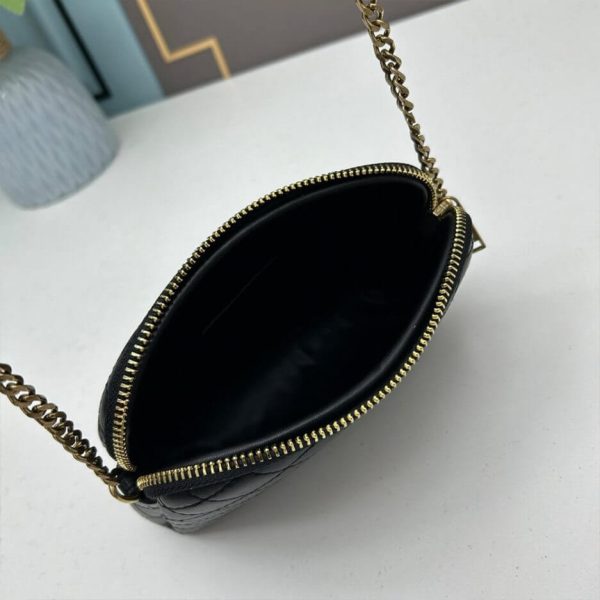 YSL Gaby zipped pouch in quilted lambskin - Image 8